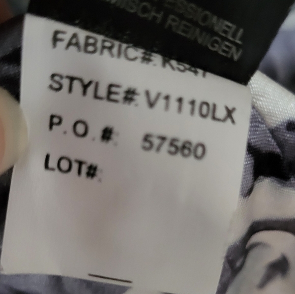 Tweed Floral Longline Reversible Plus Size Blazer Jacket - Picture 7 of 8